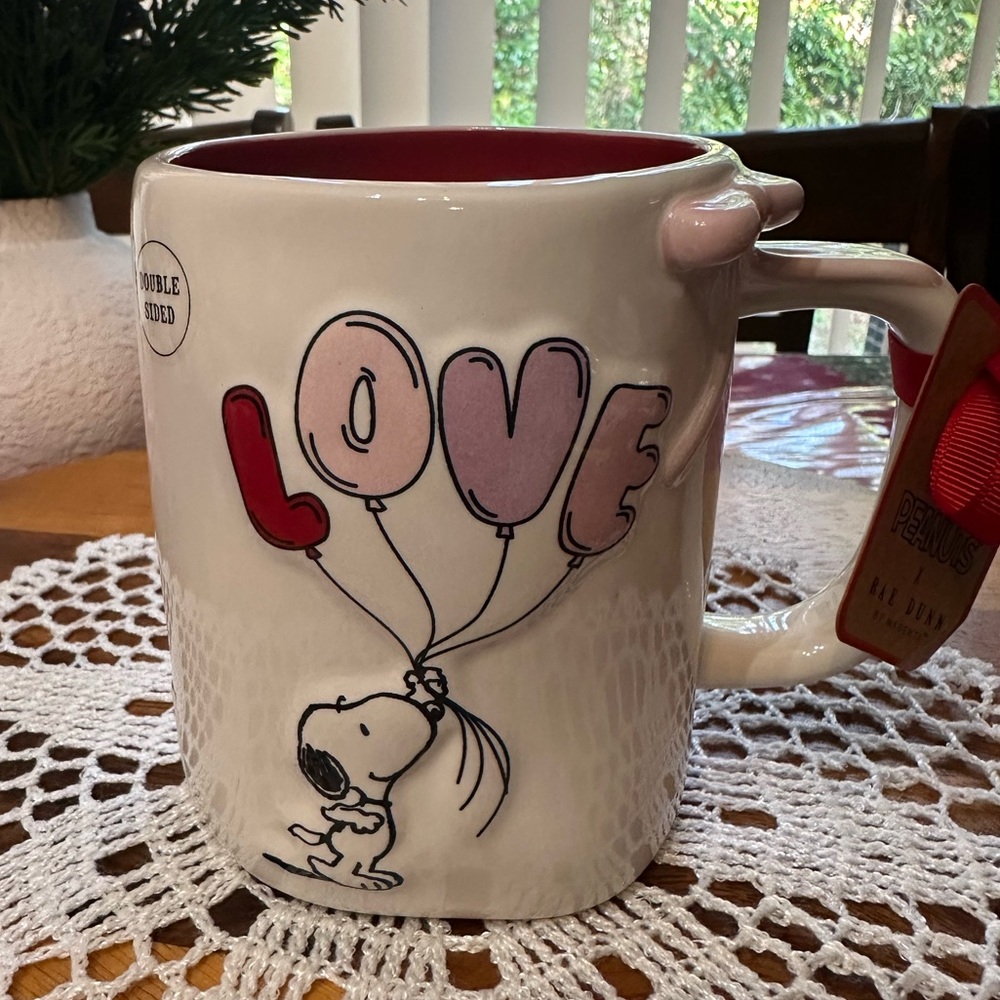 PEANUTS ceramic “LOVE” coffee mug